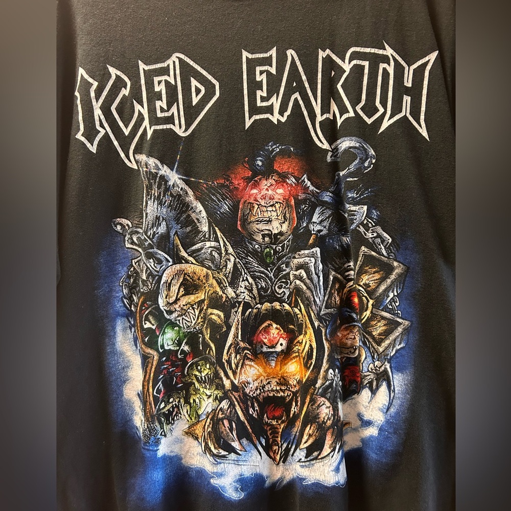 Iced Earth Tribute to The Gods Vintage T Shirt